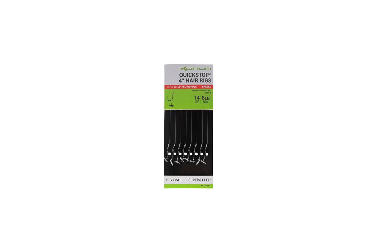 Korum Big Fish Quickstop Hair Rigs