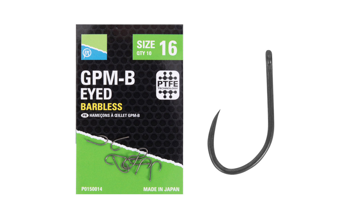 Preston GPM-B Eyed Barbless