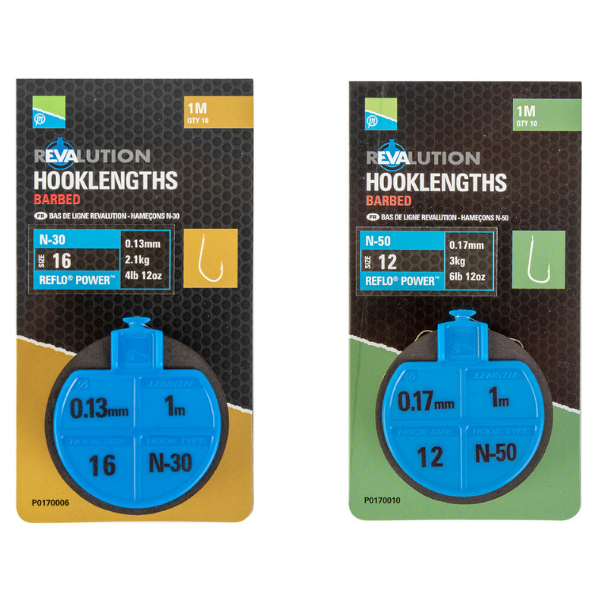 Preston REVALUTION HOOKLENGTHS